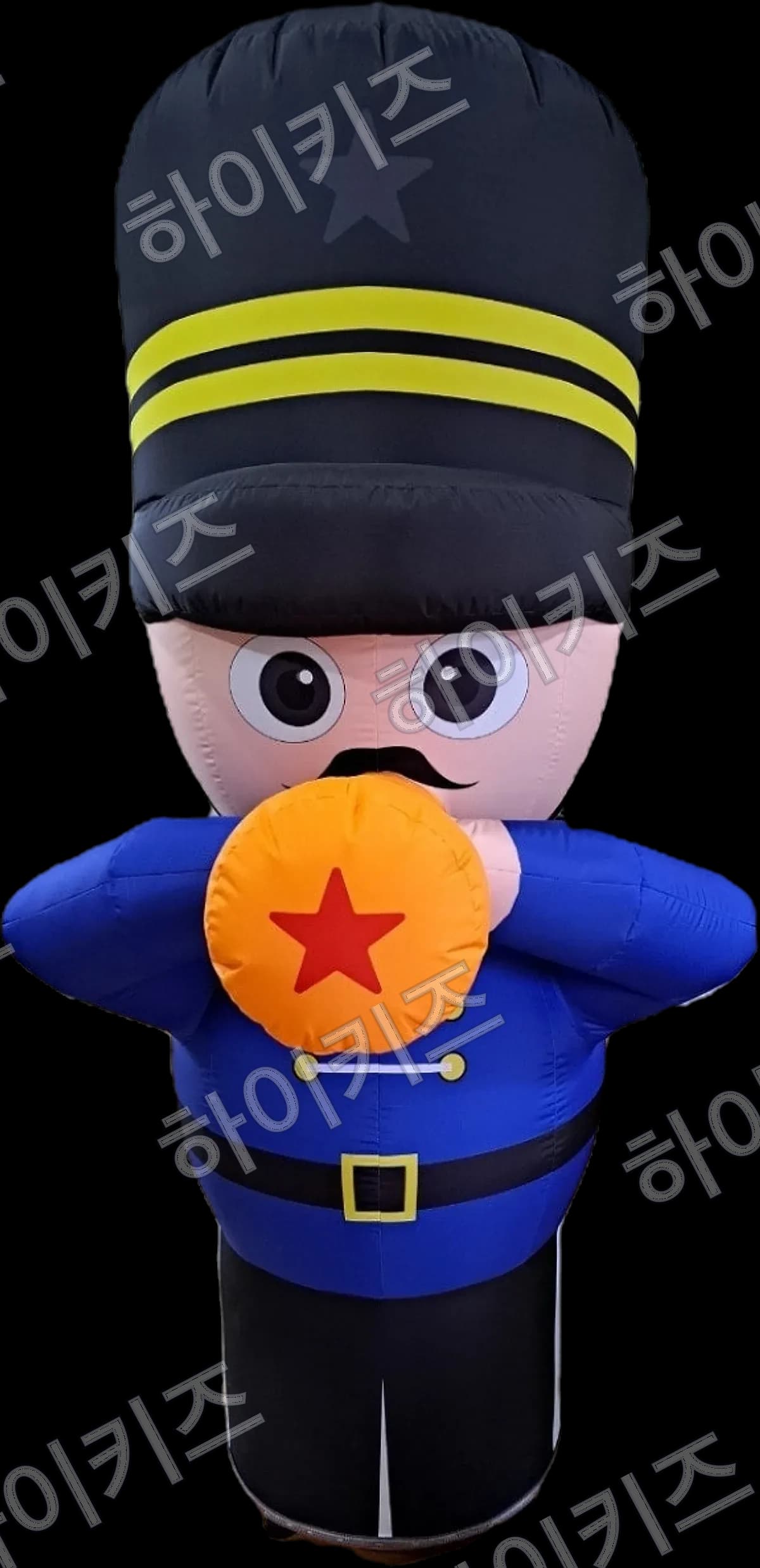 병정 조형물(파랑)