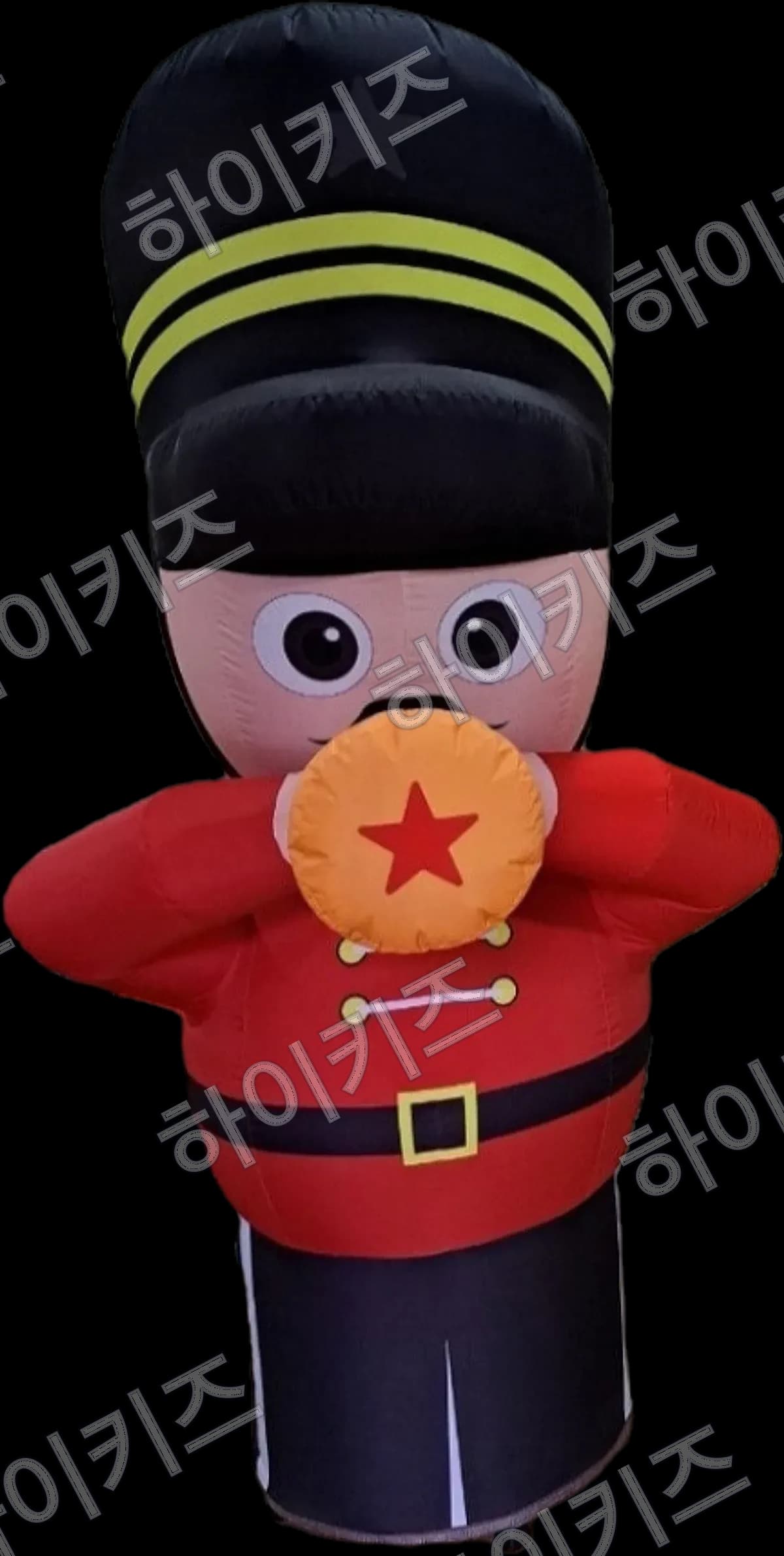 병정 조형물(빨강)