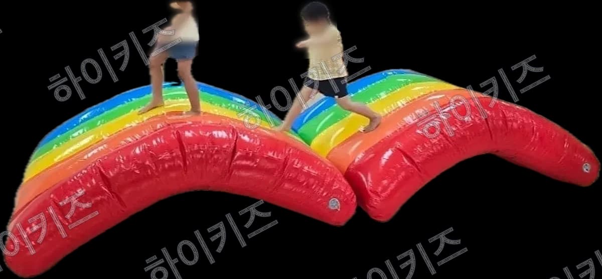 무지개 브이 매트