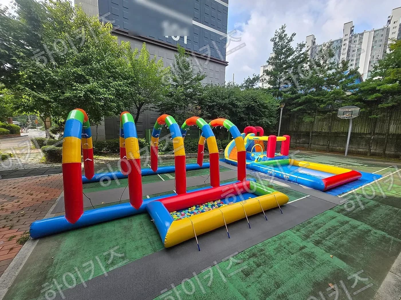 아파트 물놀이 행사